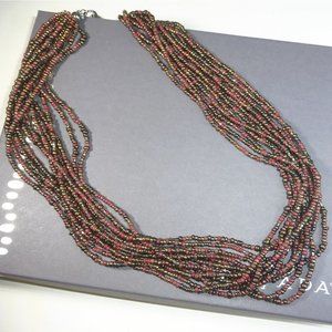 Silpada N1815 Bronze Seed Bead Multi Strand Necklace